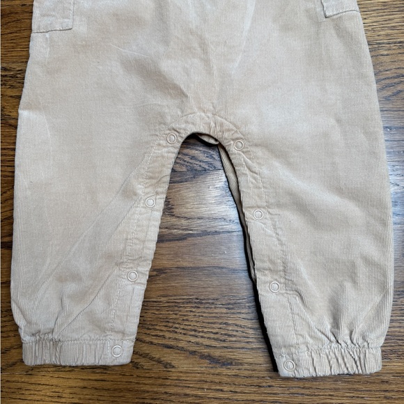 Disney Baby Beige Corduroy Winnie the Pooh Appliqué Kids One Piece Overalls 24M - Picture 6 of 15